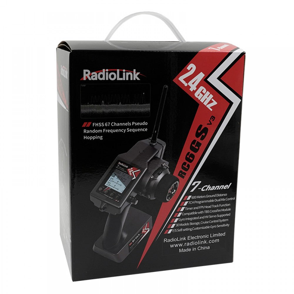 Radiolink RC6GS V3 7CH με 2x R7FG Gyro Receiver – Τηλεκατεύθυνση 2.4GHz για RC Αυτοκίνητα, Σκάφη & Crawlers