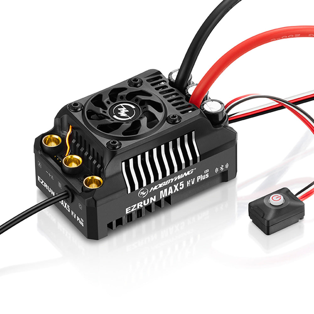 Hobbywing EZRun MAX5 HV Plus G2 Sensored ESC 330A 6-12S Waterproof με Bluetooth