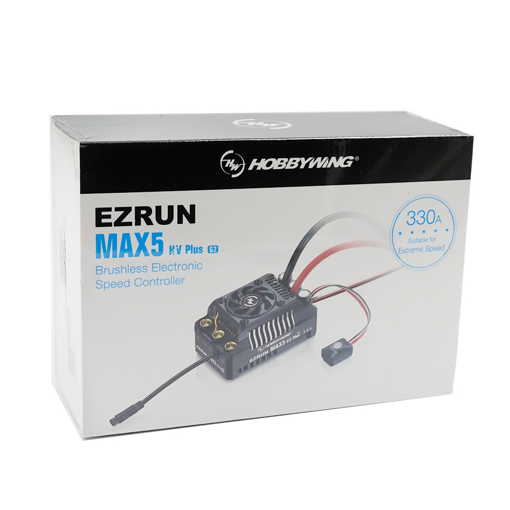 Hobbywing EZRun MAX5 HV Plus G2 Sensored ESC 330A 6-12S Waterproof με Bluetooth