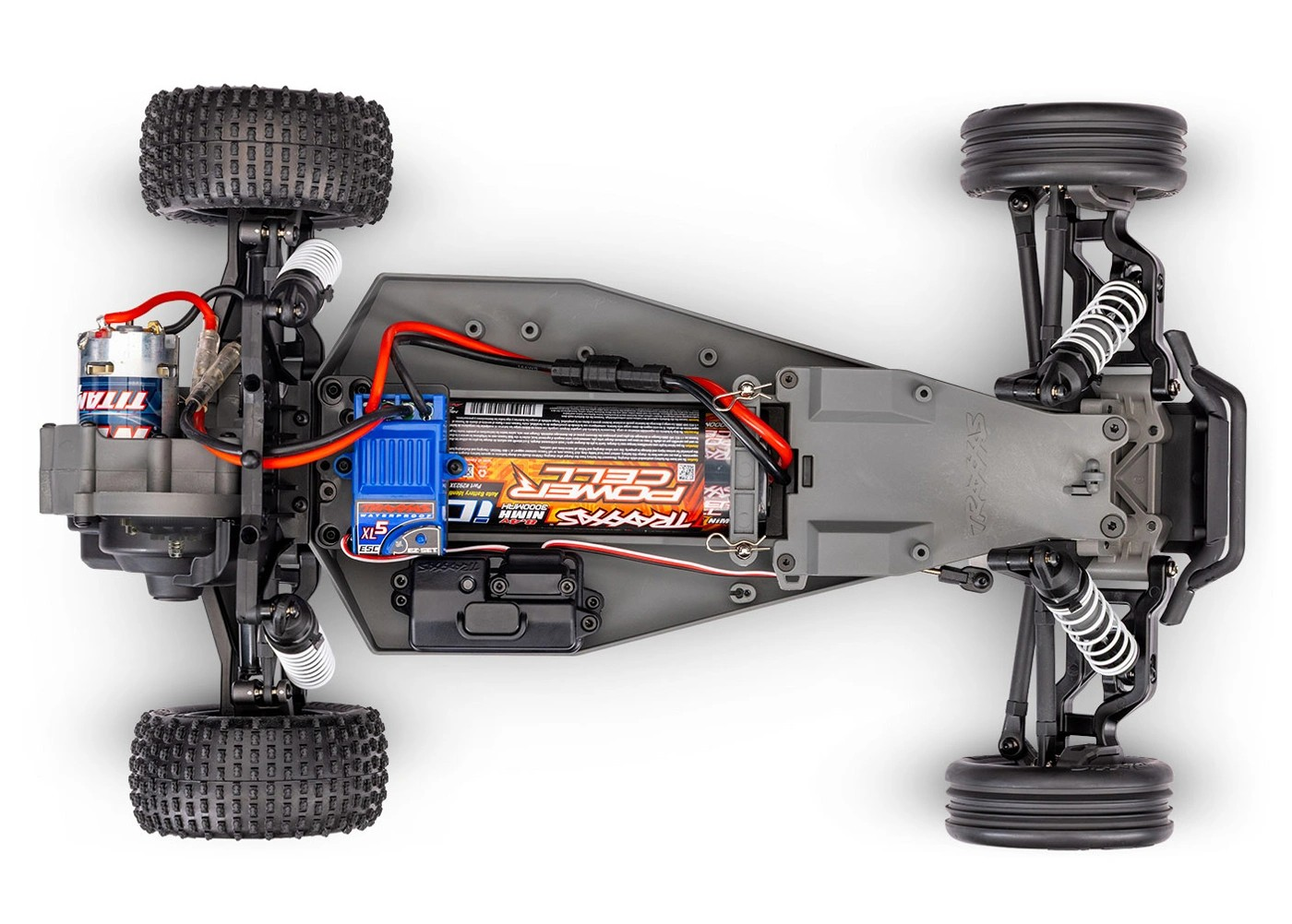 Traxxas Bandit XL-5 1/10 RTR 2WD Buggy RED-X με Μπαταρία 3000mAh & USB-C Φορτιστή