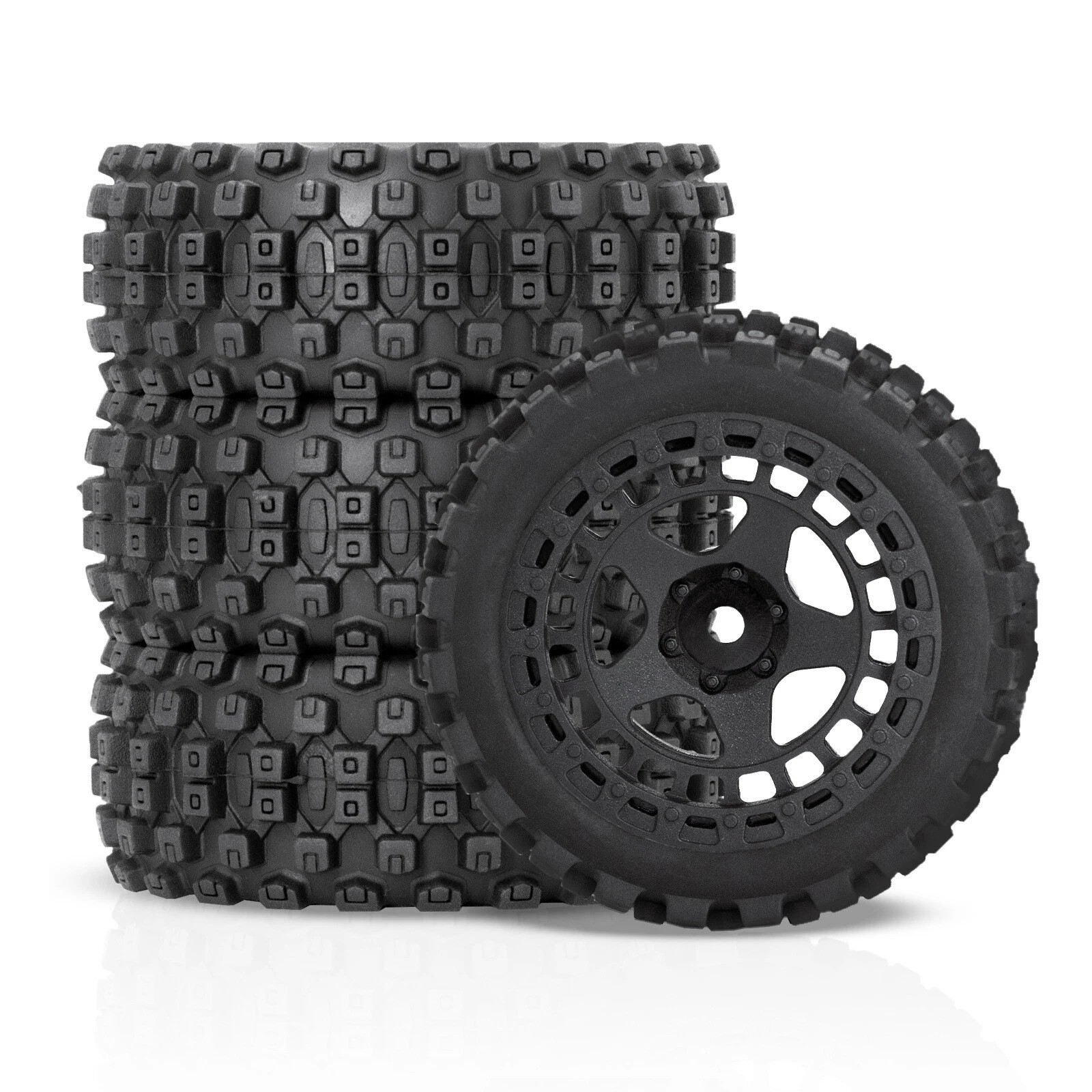 ProtonRC 4pcs Wheels Tire Set Accessories For 1/18 2S TYPHON GROM RC Model Car