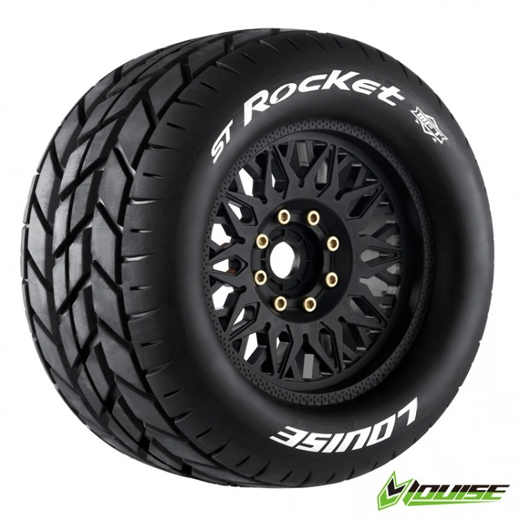 Louise ST-ROCKET 3.8" Sport MFT 1/8 Tires & Wheels 17mm Hex (2)