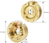 ProtonRC TRX-4 BRASS PORTAL COVER SET 100gr / pcs (2PCS)