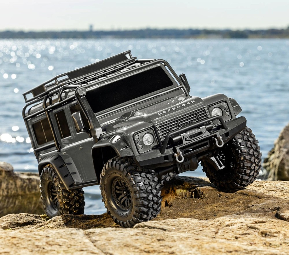 Traxxas TRX-4® 1/10 Trail Crawler Land Rover Defender Silver RTR (XL-5 HV & TQi 2.4GHz)