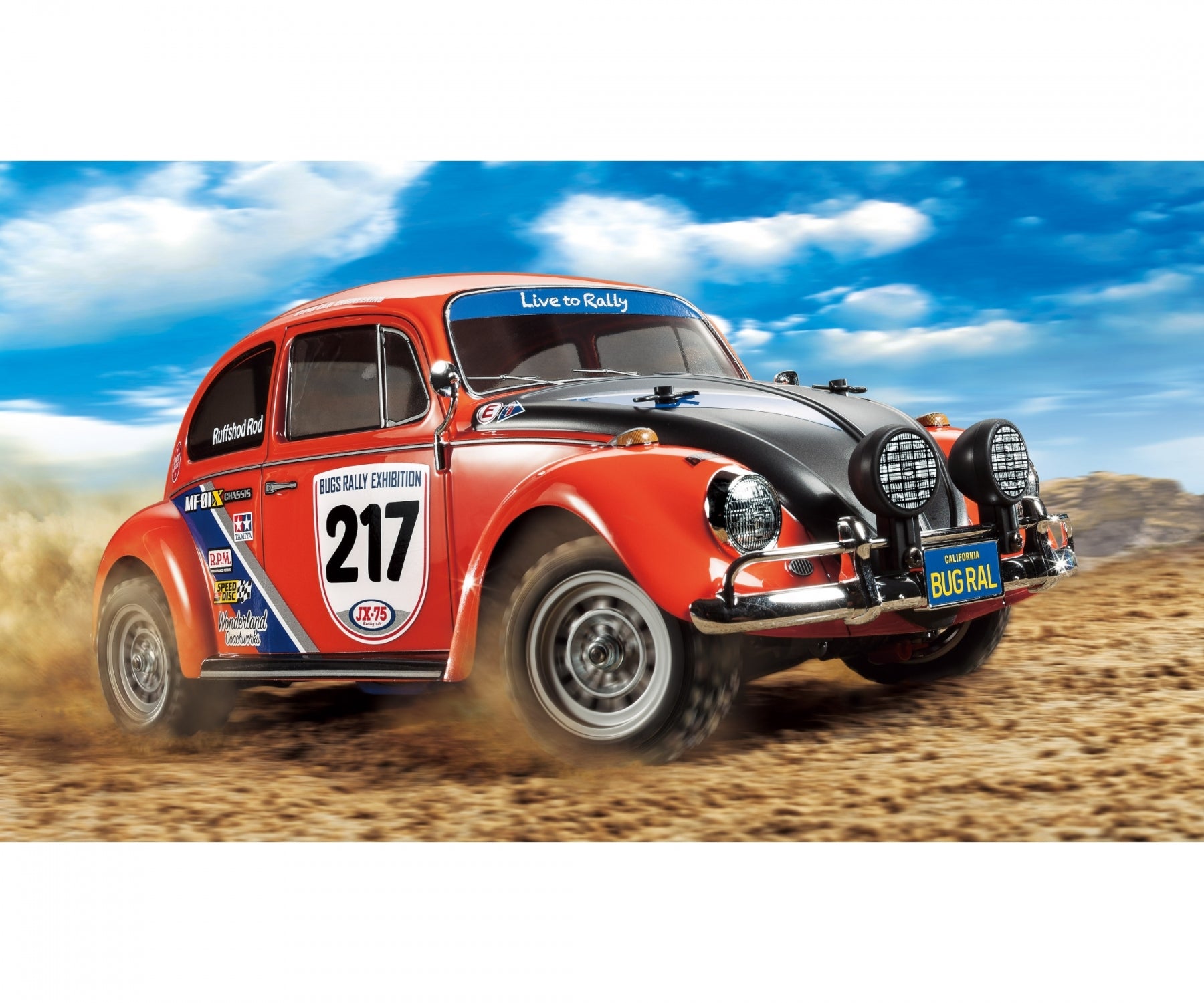 Tamiya Volkswagen Beetle 1/10 4WD Electric Rally Car (MF-01X)