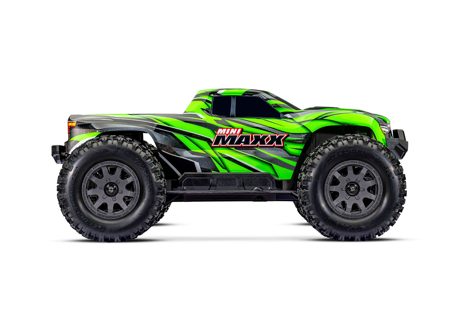 Traxxas Mini Maxx 4WD BL-2s Brushless RTR Monster Truck με 2S LiPo & USB-C Charger – Green (107154-1)