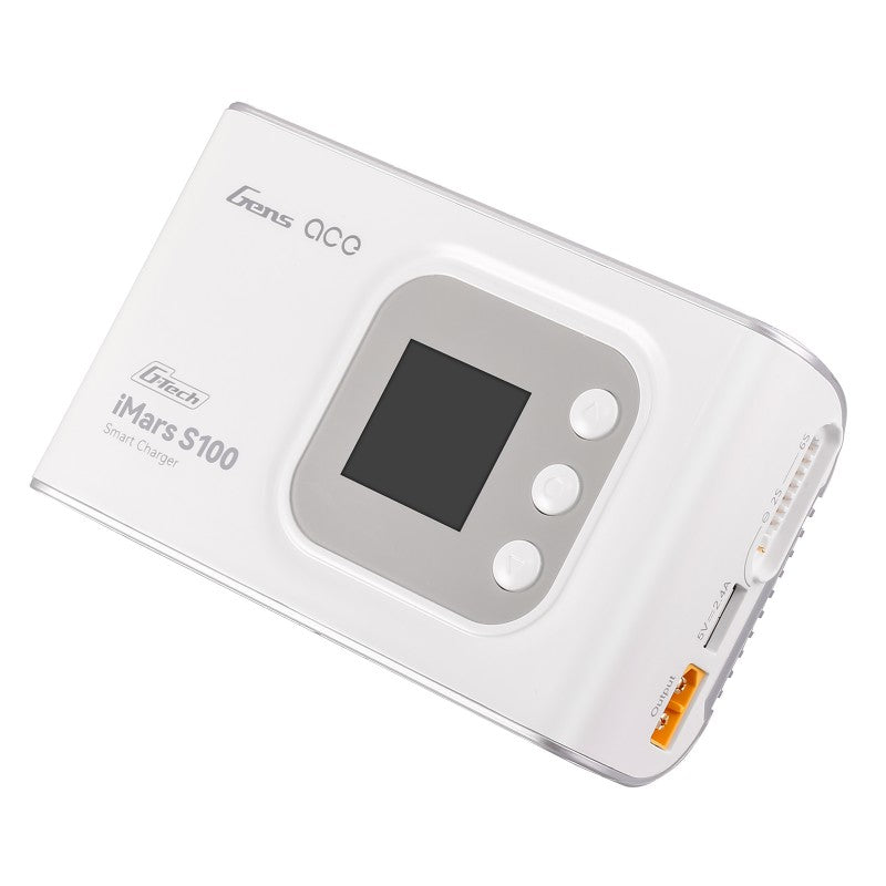 Gens ace iMars S100 G-Tech Smart AC Balance Charger 100W 10A (White)