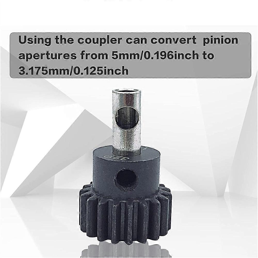ProtonRC 3Pcs Motor Axle 3.17mm to 5mm Change over Shaft Adapter Sleeve for RC Car Boat Plane 3650 550 540 M
