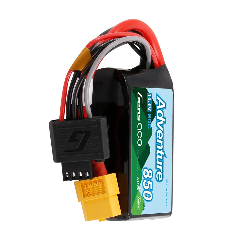 Gens ace Adventure G-Tech 850mAh 3S 11.1V 60C LiPo XT60 – Compact Μπαταρία για Mini RC