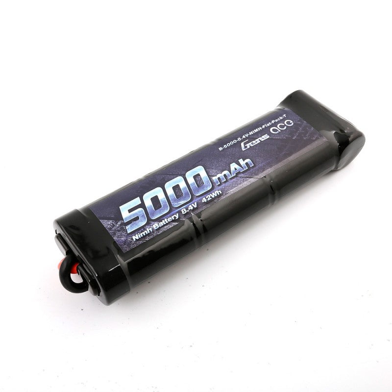 Gens ace 5000mAh 8.4V 7-Cell NiMH Flat Battery T-Plug – Μπαταρία RC 7 Κελιών