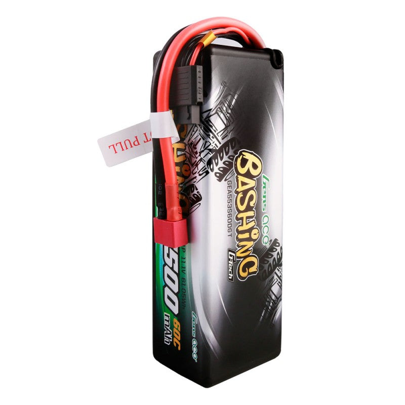 Gens ace G-Tech 5500mAh 11.1V 60C 3S HardCase LiPo Battery με T-Plug (15#)
