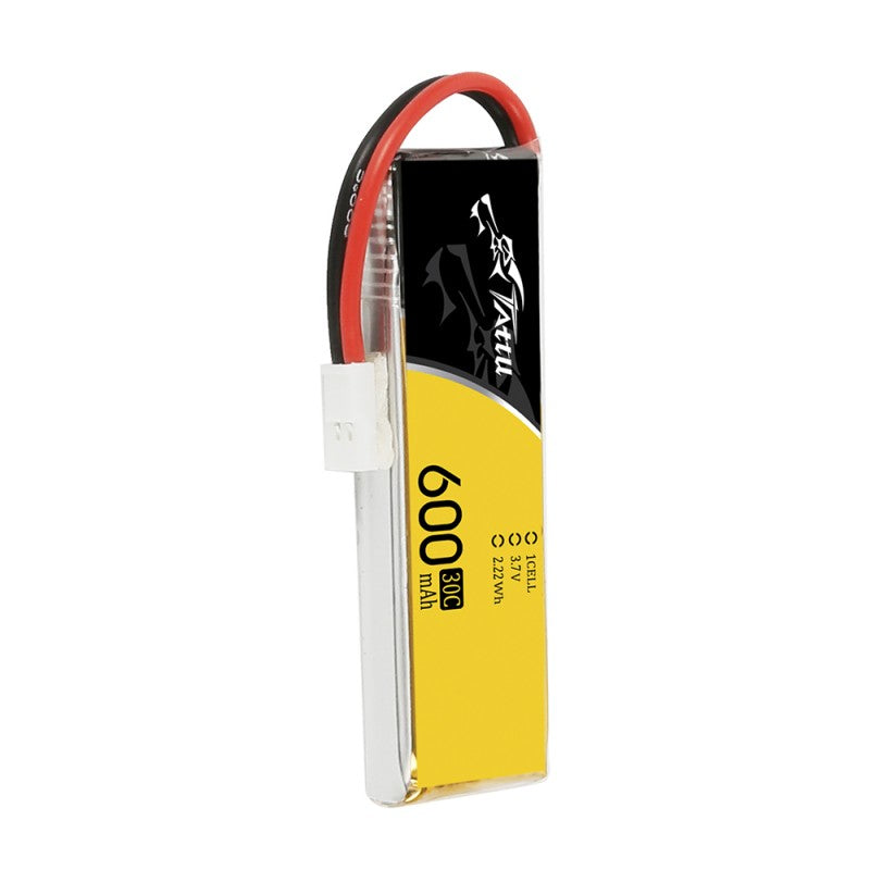 Tattu 600mAh 3.7V 30C 1S LiPo Battery Molex Plug | Racerc