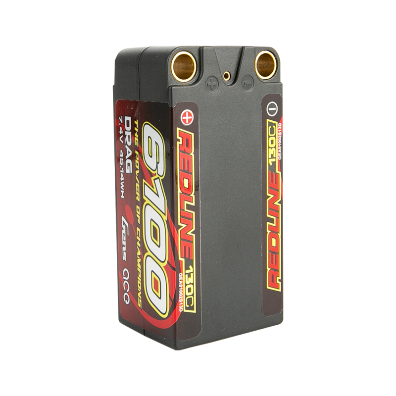 Gens ace Redline Series 6100mAh 7.4V 130C 2S2P HardCase 71# LiPo Battery