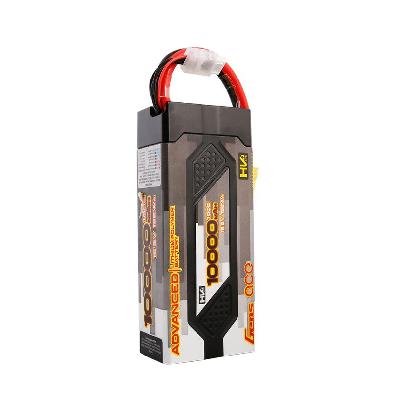 Gens ace Advanced 10000mAh 15.2V 100C 4S2P HardCase 61#Lipo Battery Pack with EC5