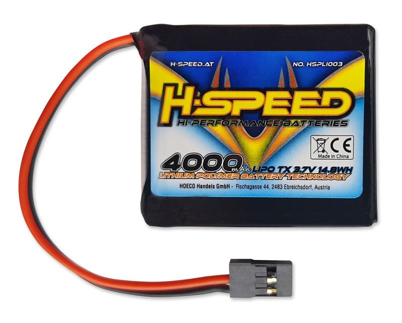 LIPO 4000MAH 3.7V TX H-SPEED For Sanwa M17 (61X46X15MM)