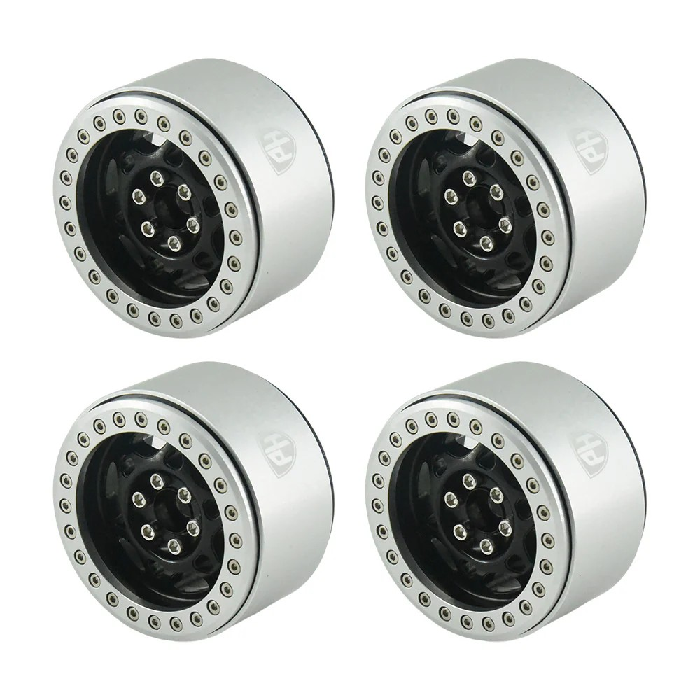 ProtonRC 2.2'' Aluminum Beadlock Crawler Wheels 4pcs - Star  4pcs/set