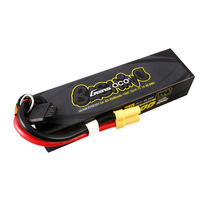 Gens Ace G-Tech 8000mAh 11.1V 100C 3S LiPo Battery EC5 – Bashing Series