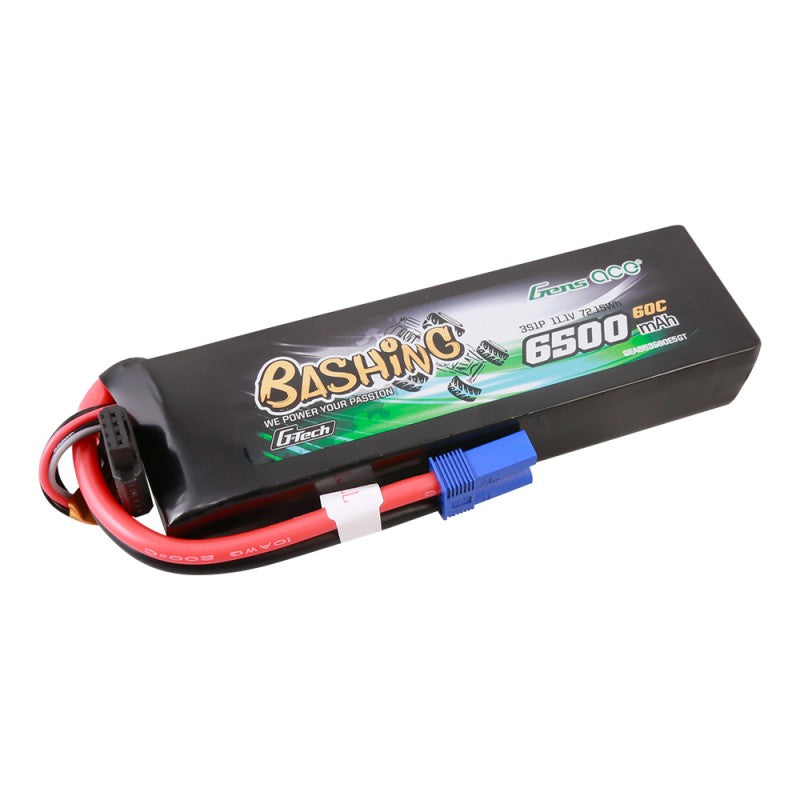 Gens ace G-Tech Bashing 6500mAh 3S 11.1V 60C LiPo EC5 – Soft Case Μπαταρία RC