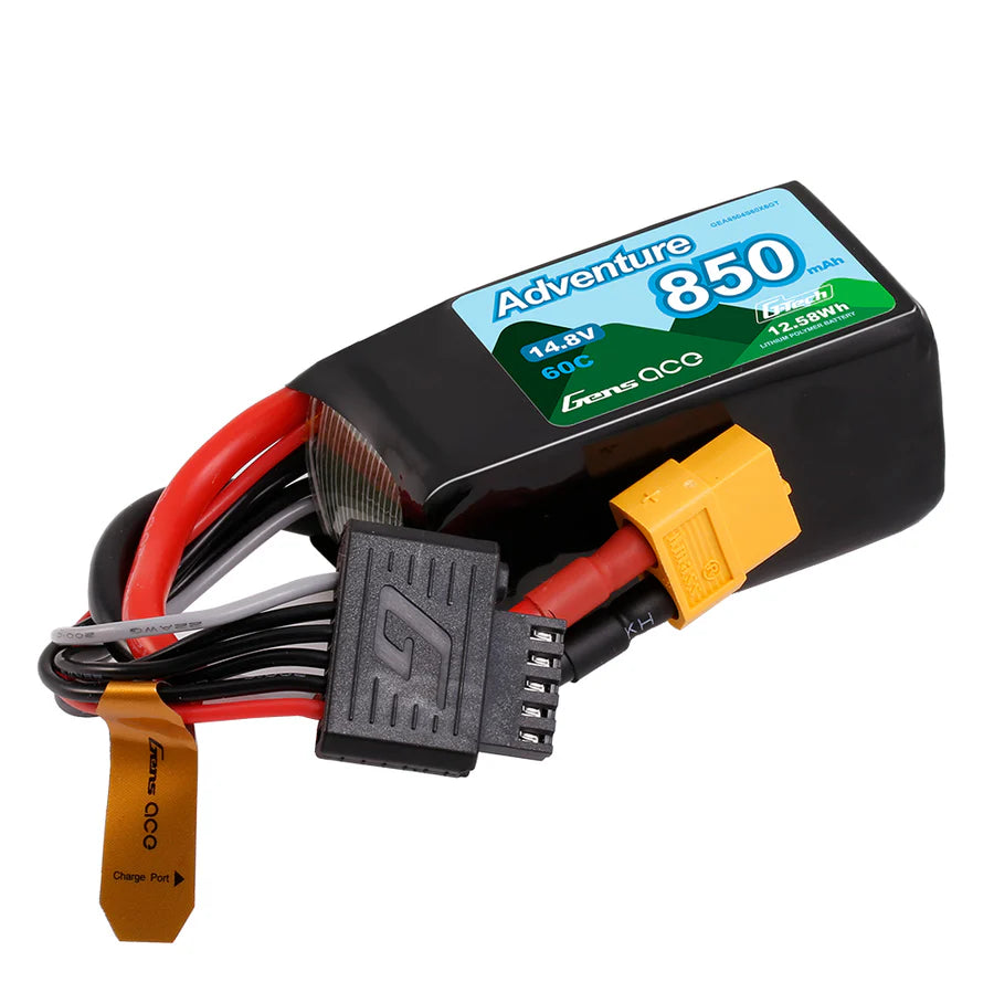 Gens ace G-Tech 850mAh 4S 14.8V 60C LiPo XT60 – Μπαταρία για RC Crawler