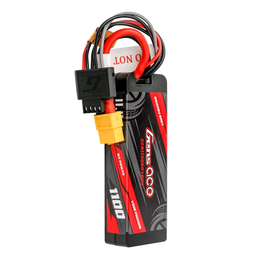 Gens ace G-Tech 1100mAh 11.1V 60C 3S HardCase GRP-76 LiPo Battery με XT60 Plug