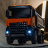 HUINA 1598 1/14 RC Dump Truck 6x6 11CH 2.4GHz – Τηλεκατευθυνόμενο Φορτηγό Ανατροπής Orange