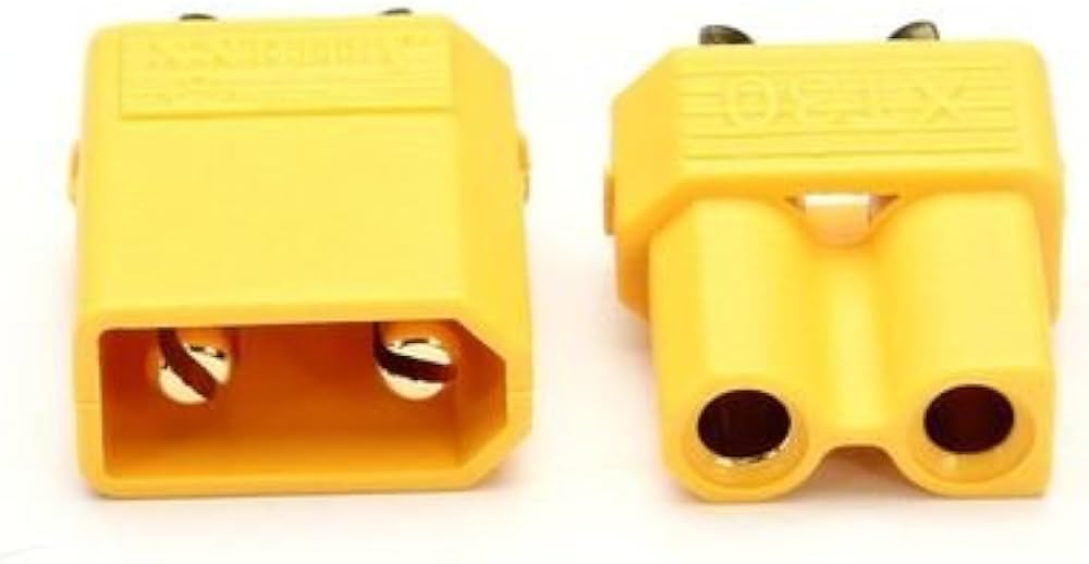 XT30 Battery Connector Set 1 Pair – Ζεύγος Βυσμάτων Μπαταρίας Male / Female για Mini RC