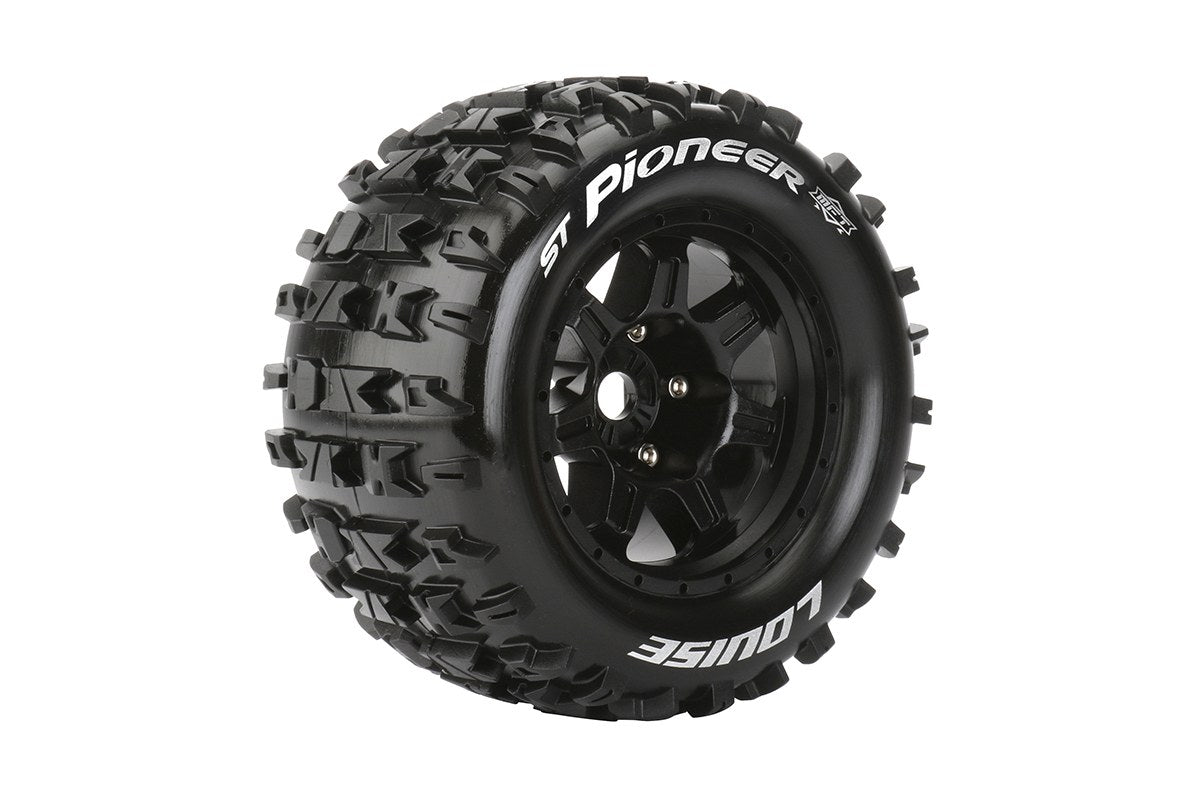 Louise MFT ST 3.8 Pioneer 1/8 Sport wheel black (2 pcs.) LT3325BH