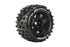 Louise MFT ST 3.8 Pioneer 1/8 Sport wheel black (2 pcs.) LT3325BH
