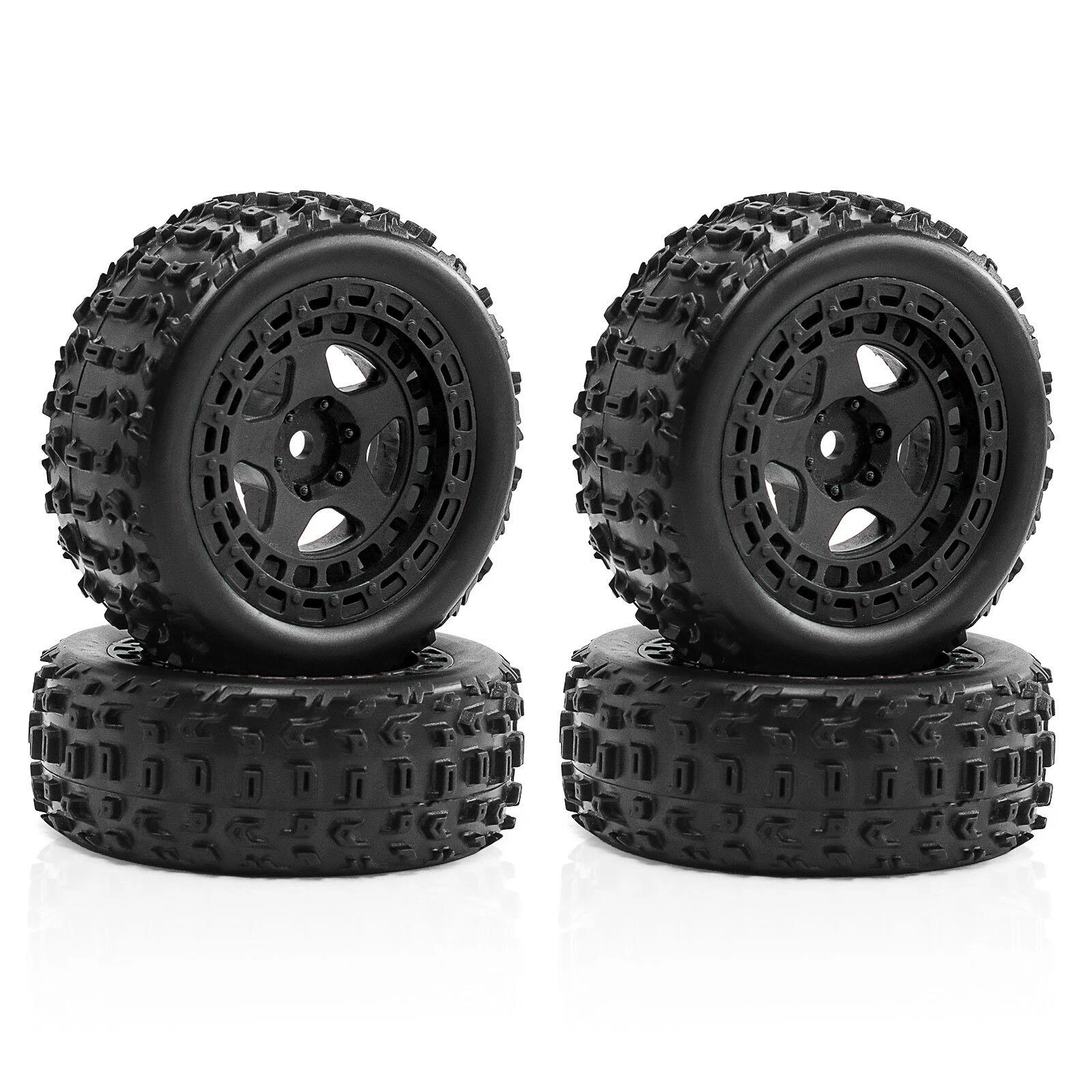 ProtonRC 4pcs Wheels Tire Set Accessories For 1/18 2S TYPHON GROM RC Model Car