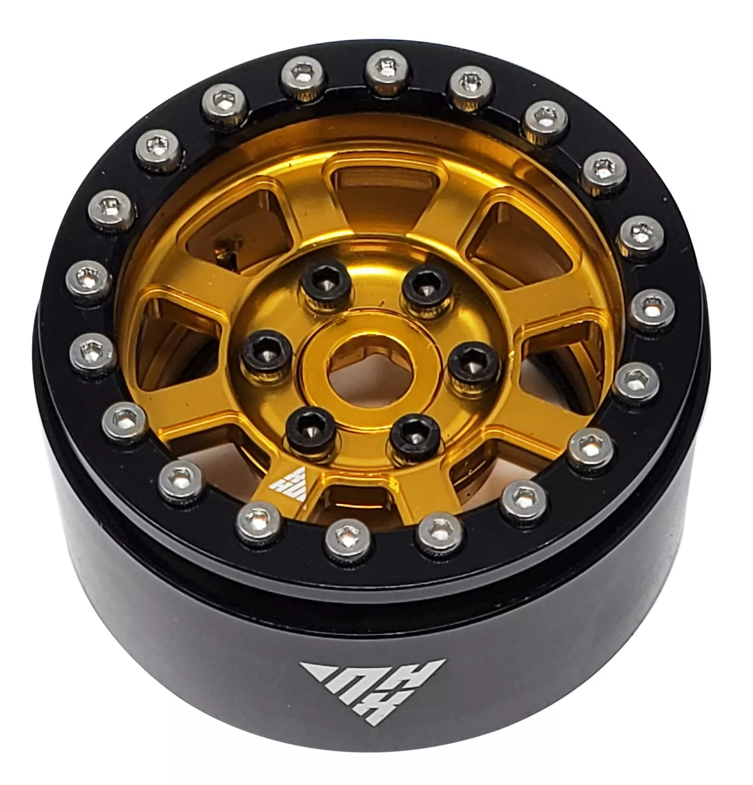 ProtonRC 1.9" Aluminum Beadlock Crawler Wheels Rims - Ink Gold 4pcs/set