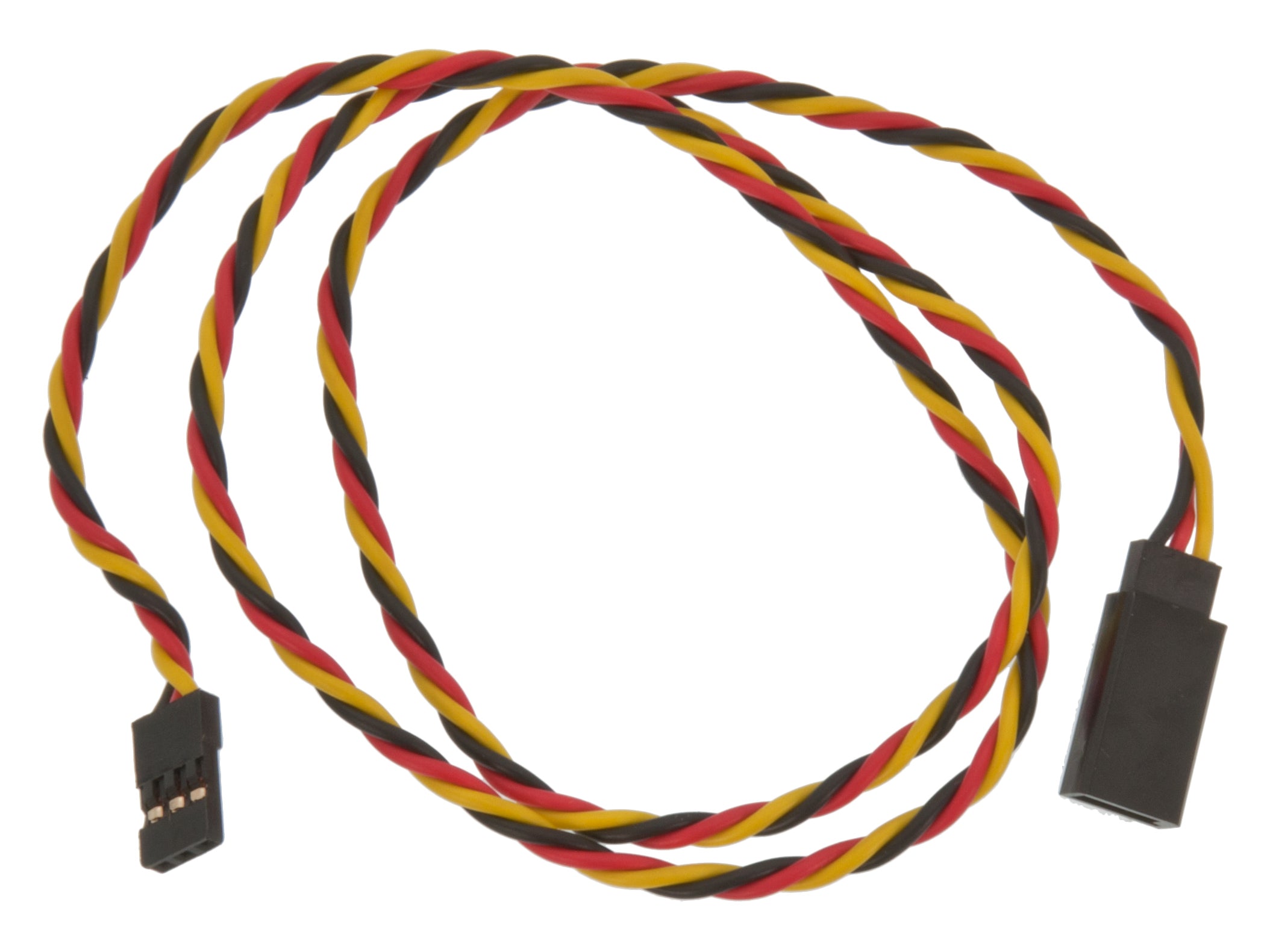PROTONRC Futaba 100cm 22AWG twisted servo extension