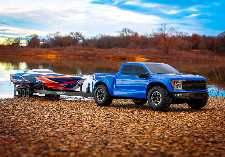 Traxxas Spartan & DCB M41 Boat Trailer με Ρυθμιζόμενο Κοτσαδόρο