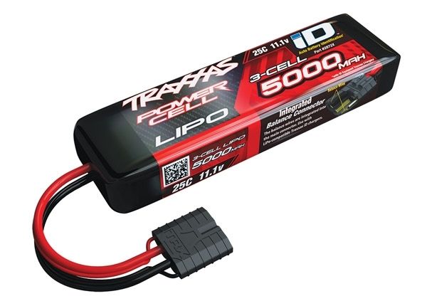 Traxxas Power Cell 5000mAh 3S 25C LiPo Battery iD (11.1V)