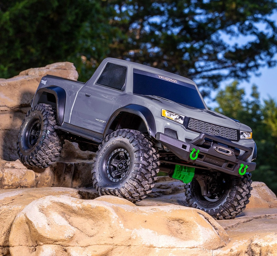 Traxxas TRX-4 Sport Scale & Trail Crawler 1/10 RTR Clipless Body – Gray (TRX82224-4)