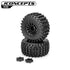 JConcepts Magma 6.0 Pre-Mounted Tires Medium με Μαύρες Ζάντες για Traxxas Maxx & Arrma Kraton/Kagama 4S