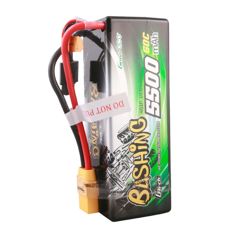 Gens ace G-Tech 5500mAh 4S1P 14.8V 60C HardCase RC car Lipo Battery