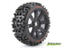 Louise B-PIONEER 1/8 Buggy Sport Tires Soft σε Μαύρες Ζάντες (2pcs) – LT3130SB