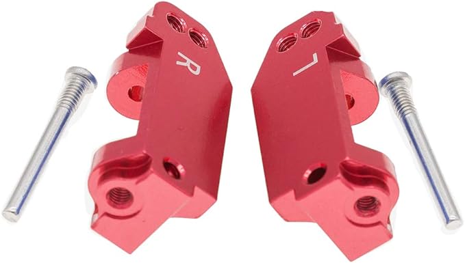 PROTONRC 2Pcs Aluminum Caster Block Replacement of 3632 for Traxxas 1/10 2WD Slash Rustler Stampede Nitro Slash RC Car