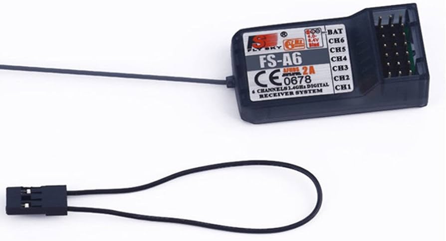 FlySky FS-A6 Receiver 6CH 2.4GHz AFHDS 2A για FS-i6 / FS-i6X / FS-i10 / GT2E