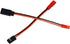 2Pairs ProtonRC 10CM JST Plug to JR Connector Male Female Cable Servo Adapter Wire for RC Plane Helicopter Car