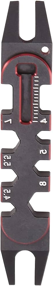ProtonRC Multifunction Ball End Remover for RC Car Drone 4/4.5/5/5.5/7/8MM ,Black+Red