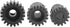 PROTONRC PINION GEAR 15T/17T/20T 0.8MOD SAFE-D5mm w/M2 Wrench for 1-10 ARRMA 3S
