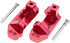 PROTONRC 2Pcs Aluminum Caster Block Replacement of 3632 for Traxxas 1/10 2WD Slash Rustler Stampede Nitro Slash RC Car