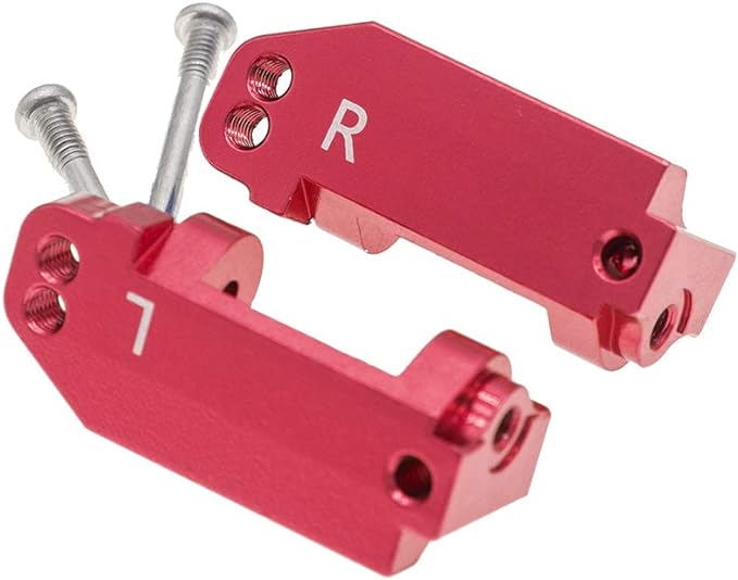 PROTONRC 2Pcs Aluminum Caster Block Replacement of 3632 for Traxxas 1/10 2WD Slash Rustler Stampede Nitro Slash RC Car