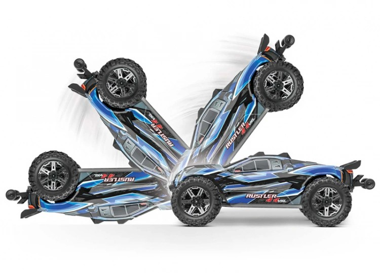 Traxxas Rustler 4X4 VXL Brushless RTR 1/10 Stadium Truck – Green (67376-4)