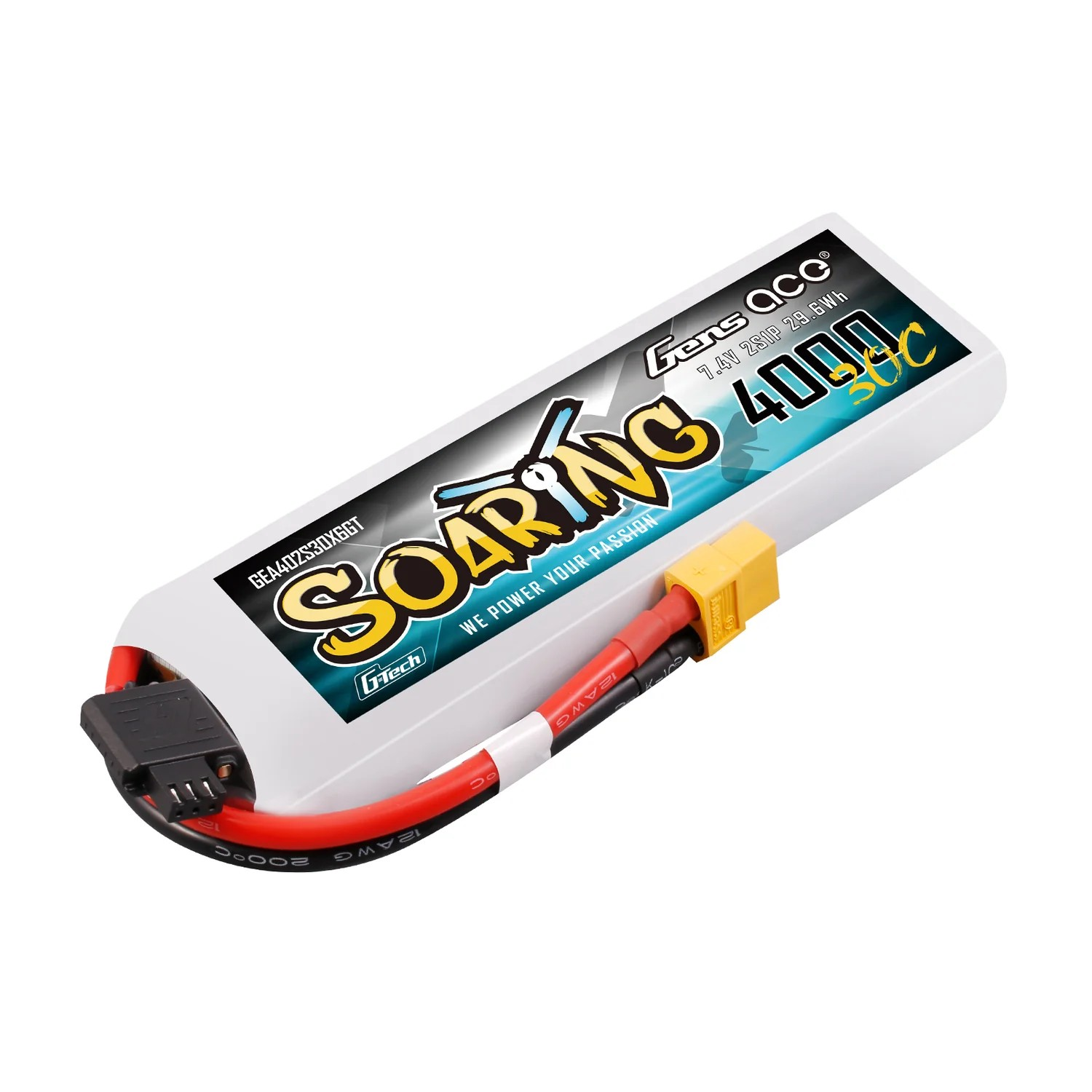Gens ace Soaring Series 4000mAh 2S 7.4V 30C LiPo XT60 – G-Tech Μπαταρία για 1/10 RC
