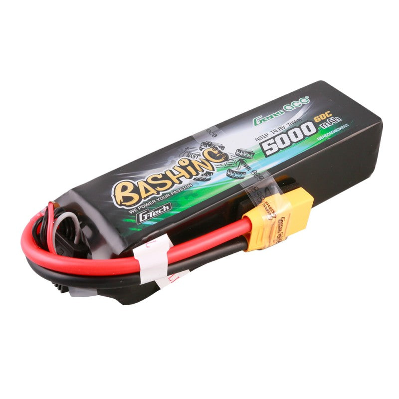 Gens ace G-Tech 5000mAh 14.8V 60C 4S LiPo Battery με XT90 Plug (Bashing Series)