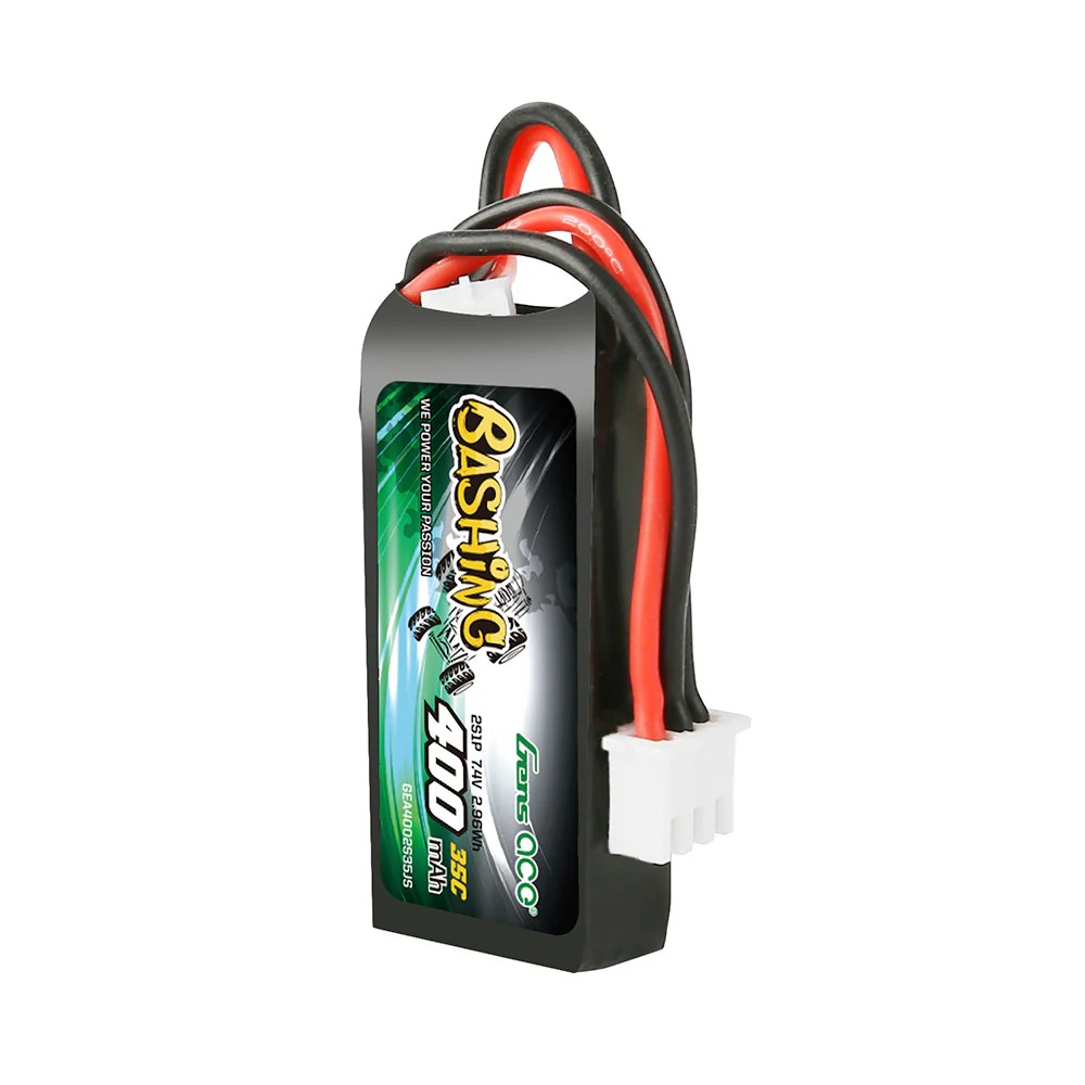 Gens ace Bashing Series 400mAh 7.4V 2S 35C LiPo Battery (JST-PHR) | Racerc