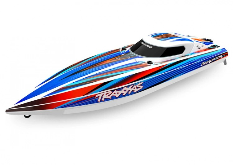 Traxxas Disruptor VXL-4S Self-Righting 660mm RTR Brushless Boat Μπλε