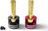 ProtonRC Heatsink Bullet Plug Grips (5mm Bullets) (Black / Red) w/ Holes